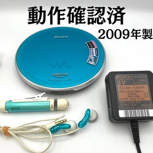 SONY CD Walkman portable CD player D-NE730 MP3 Blue TESTED from Japan Good - Picture 1 of 11