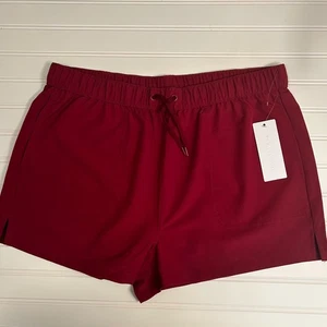 Nuevo con etiquetas Pantalones Cortos Yogalicious Para Mujer XL Rojo Tibetano Citylite Hailey Elásticos - Imagen 1 de 9