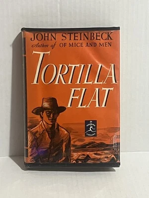 Tortilla Flat  by John Steinbeck Modern Library 1937 Hardcover Dust Jacket VTG - Image 1 of 4