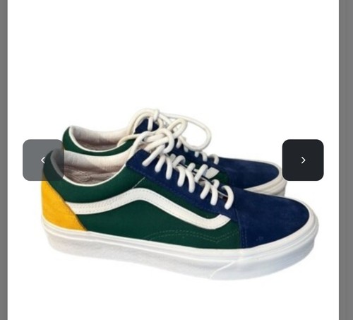 Scarpe basse Vans Oldol Skoolni giovan t 8erde ver blullo giallociato scamo stile