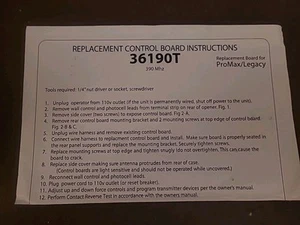 GENIE Garage Door Control Board 36190T - Picture 1 of 3
