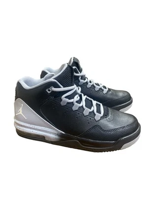 Кроссовки Jordan детские размер 6 Flight Origin 2 GS черные волчьи серые Nike молодежные - Изображение 1 из 4