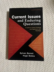 Current Issues And Enduring Questions  Sylvan Barnet Hugo Bedau 7th Edition - Foto 1 di 5