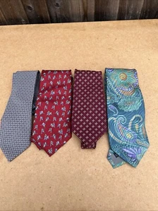 Silk Ties Bundle Different Colours And Patterns Harrods, Kenzo, Millennium Etc: - Picture 1 of 11