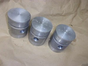 Farmall International Harvester Standard Lot of 3 Engine Pistons Tractor VTG - Picture 1 of 8
