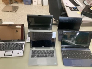 Lot Of 5 Untested Laptops, Hp, Asus, Toshiba And More - Picture 1 of 19