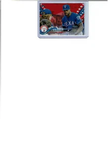 2018 Topps Baseball Series 2 Independance Day Delino DeShields #482 #57/76 - Picture 1 of 2