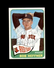 Bob Heffner Hand Signed 1965 Topps Boston Red Sox Autograph