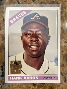 1999 Topps Hank Aaron Reprint Hank Aaron . Atlanta Braves #500 - Picture 1 of 2