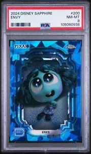 2024 Topps Disney Chrome Sapphire ENVY Debut #200 PSA 8 - Picture 1 of 2
