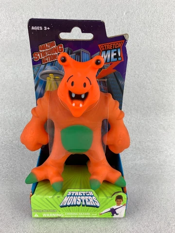 Xtendar Magic Time Stretch Monster Toy Orange  NEW Cover