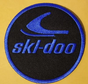 SKI-DOO bestickter blauer Aufnäher 3" - Bild 1 von 2