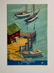 Vintage July 22, 1957 STOUFFER'S RESTAURANT ORIGINAL MENU Dinner - Picture 1 of 9