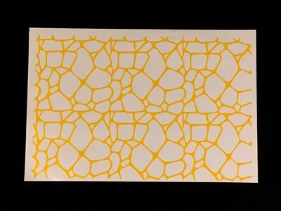 Seamless Stonewall 8" x 12" – High Heat Vinyl Stencil – Cerakote, Duracoat, etc - Image 1 of 4