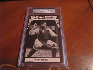 TCMA 1973-1980 All Time Greats Bill Dickey Autographed Photo PSA Certified - Picture 1 of 2