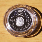 GB 1994 Tercentenary Of Bank Of England .925 Silver Proof 2 Coin