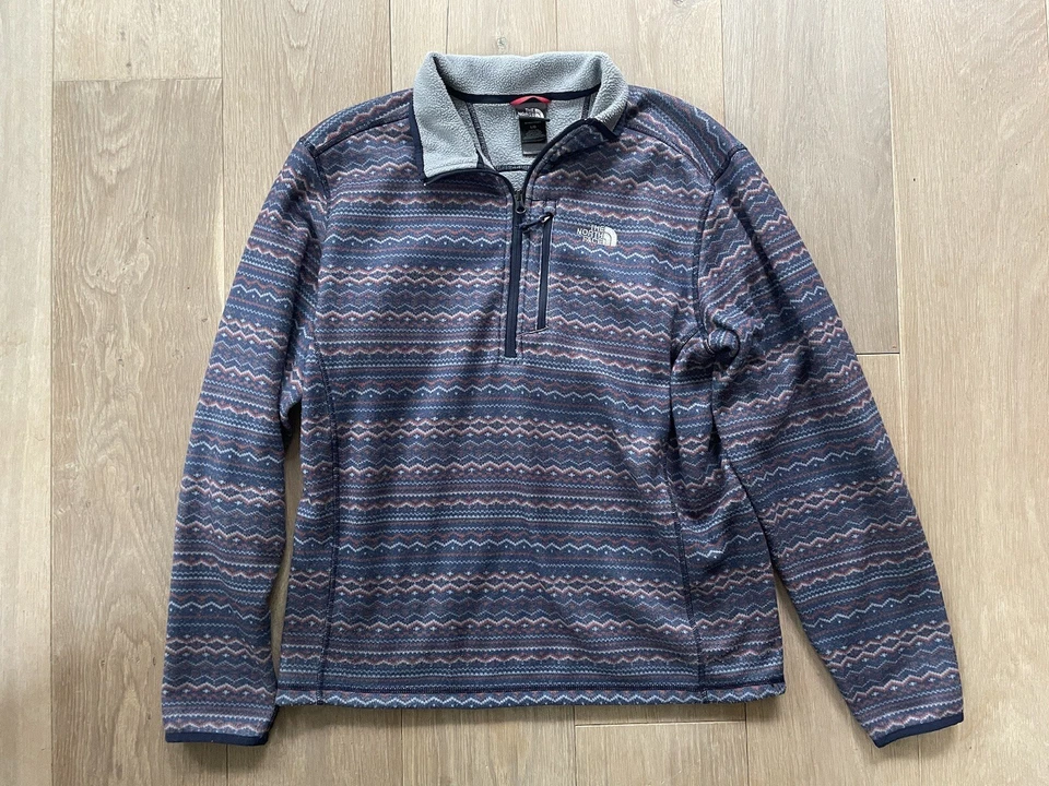 North Face Fair Isle polar cuarto cremallera - talla grande Foto 1 de 4