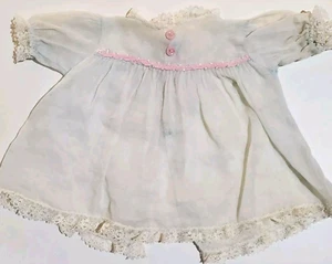 Vintage Original Pale Blue Doll Dress 1960s for Tiny Thumbelina Doll-Read - Picture 1 of 10