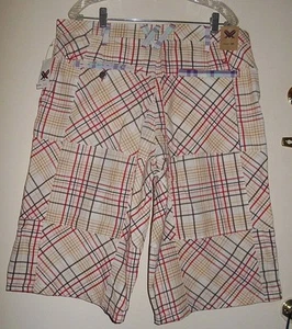 Herren Vintage Designer Phat Farm Patch Arbeitsshorts Spaß Gr. 40 Sommer Golf Party - Bild 1 von 4