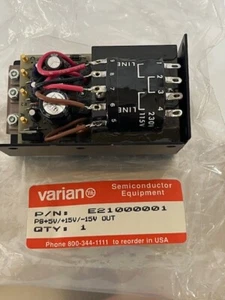 VARIAN DC POWER SUPPLY P/N E21000001 / XENTEK XTI8-15, 5 V, 15 V, NOS - Picture 1 of 4