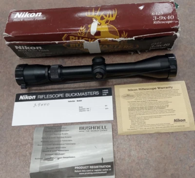 Mira para rifle Nikon Buckmaster 6425 3-9 x 40 mm en caja Foto 1 de 4