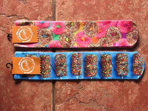 Mens Dress Socks Novelty Fun Size 10-13 DONUT ICE CREAM Lucky7 SOCKS / FS4 - Picture 1 of 1