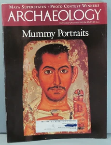 Archaeology Magazine November / December 1995 Mummy Portraits / Maya Superstates - Imagen 1 de 4