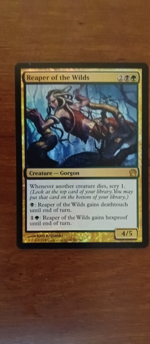 Reaper of the Wilds 2x FOIL THS MTG Theros Rare MINT black green Reaper of the Wilds 2x FOIL THS MTG Theros Rare MINT black green