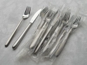 Raro BSF Chiaro Mate 12-tlg. Cubertería de Postre 18/10 Acero Nuevo Fábrica Ovp - Imagen 1 de 4