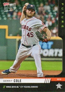 2019 Topps Now Future Award Winners #114 Gerrit Cole /AL Cy Young UNSCRATCHED - Imagen 1 de 1