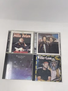 Willie Nelson CD Lot Of 4 Merle Haggard Leon Russell Stardust In Concert Country - Picture 1 of 8