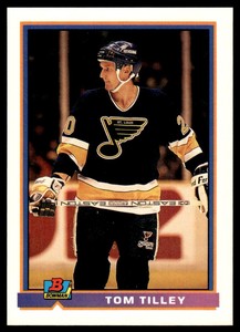 1991-92 Bowman Tom Tilley St. Louis Blues #377