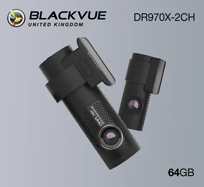 BlackVue Dash Cam DR970X-2CH 4K Front and Rear Wi-Fi GPS (64GB) - NEW - Image 1 of 4