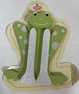 FROG by Twelve Timbers Sparkle 3D legno rospo bambini parete decorazione casa 10" x 8" NUOVO - Foto 1 di 8
