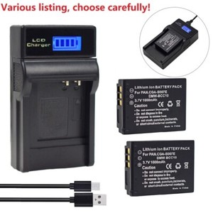 Batteria Sostitutiva Per Panasonic Lumix DMC-TZ4, TZ5, TZ50 – 1000mAh, Li-ion, CGA-S007