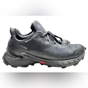 Salomon Alpha Cross 5 Trail Running Shoe In Black size 8.5 Men's - Picture 1 of 9