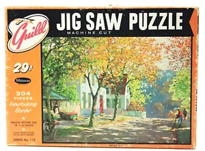 Vintage Guild Jigsaw Puzzle 304 Pieces S&H Green Stamps Tag 29¢ 18x14 Size - Picture 1 of 9