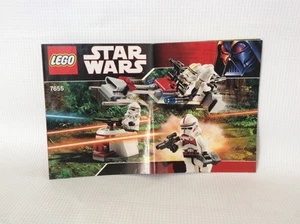 Lego Star Wars 7655 * Instruction Manual Only - Imagen 1 de 3