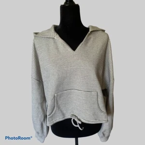 Abound Hooded Striped Pullover Sz: large - Picture 1 of 2