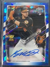 2021 Topps Chrome Sapphire Edition Ryan Mountcastle Rookie Cup Auto RC RA-RM