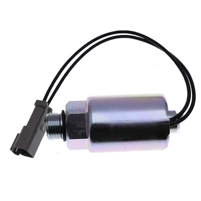 12V Solenoid 3E-7507 for Caterpillar Engine 3054 Backhoe Loader 416B 428B 428B - Image 1 of 2