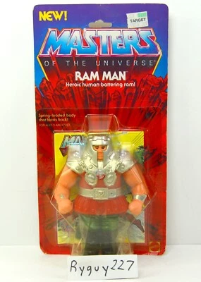 MOTU, Ram Man, Masters of the Universe, sin usar, cardado, figura sellada, He-Man Foto 1 de 4