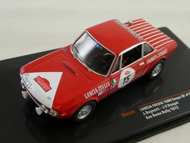Lancia Fulvia 1600 HF San Remo 1972 - Modellino Ixo