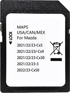 Latest Newest Navigation SD Card,Compatible with 2021/22/23-Cx5. 2021/22/23-Cx9. - Picture 1 of 6
