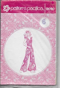 Patterns Pacifica 2010 Misses V Neck Jump Suit Size 6 Uncut Factory Folded - Picture 1 of 7