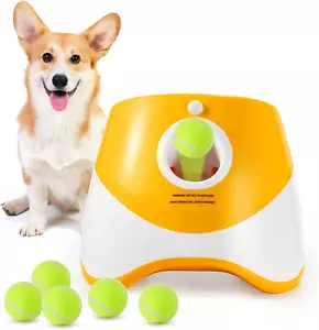 Dog Ball Thrower Launcher, Automatic Launcher with 6 Mini Tennis Balls, Interact - Picture 1 of 7