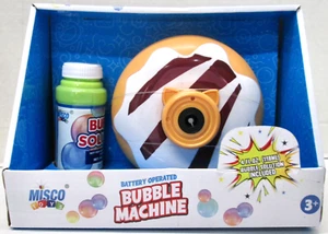 Nueva máquina sopladora de burbujas Misco Kids Donut a batería - Imagen 1 de 2