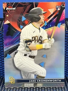 2020 Topps Finest JAKE CRONENWORTH Refractor San Diego Padres Rc Rookie Card - Picture 1 of 2