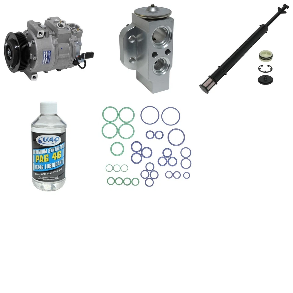 Kit de compresor de aire acondicionado turboalimentado UAC para Volkswagen Passat CC 2L L4 2009-2012 Foto 1 de 1