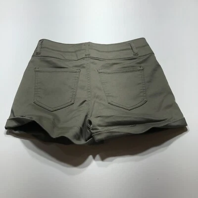 Love, Fire Shorts Juniors Size 3 Green Cuffed High Rise Shortie Pockets Casual - Image 1 of 4